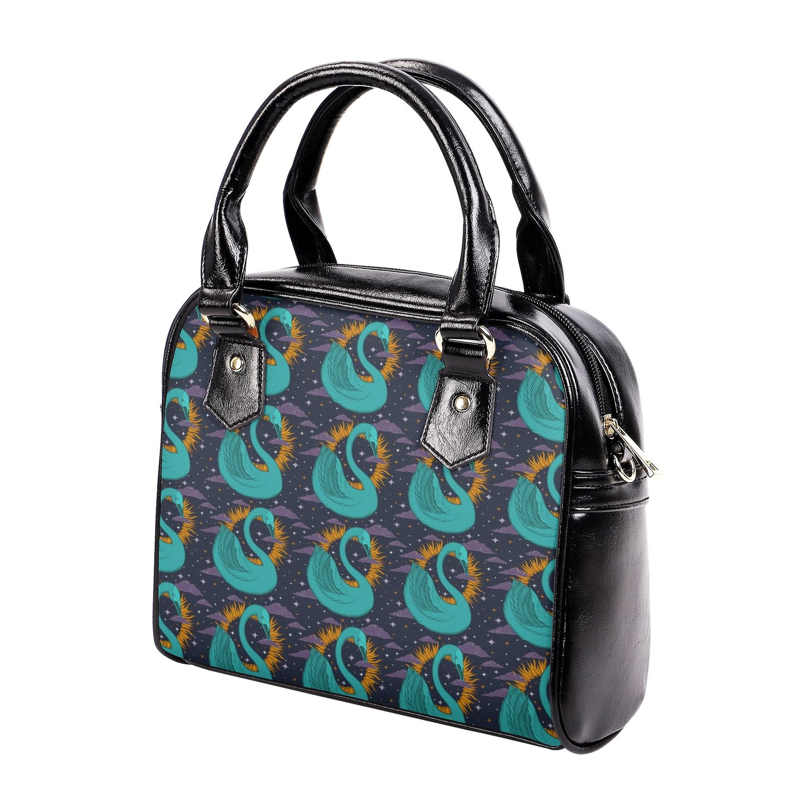 Purse | Shoulder Handbag | Travel Purse | Graphic PU Leather | Multi-Pocket Crossbody Satchel | Zebellz - Image 2