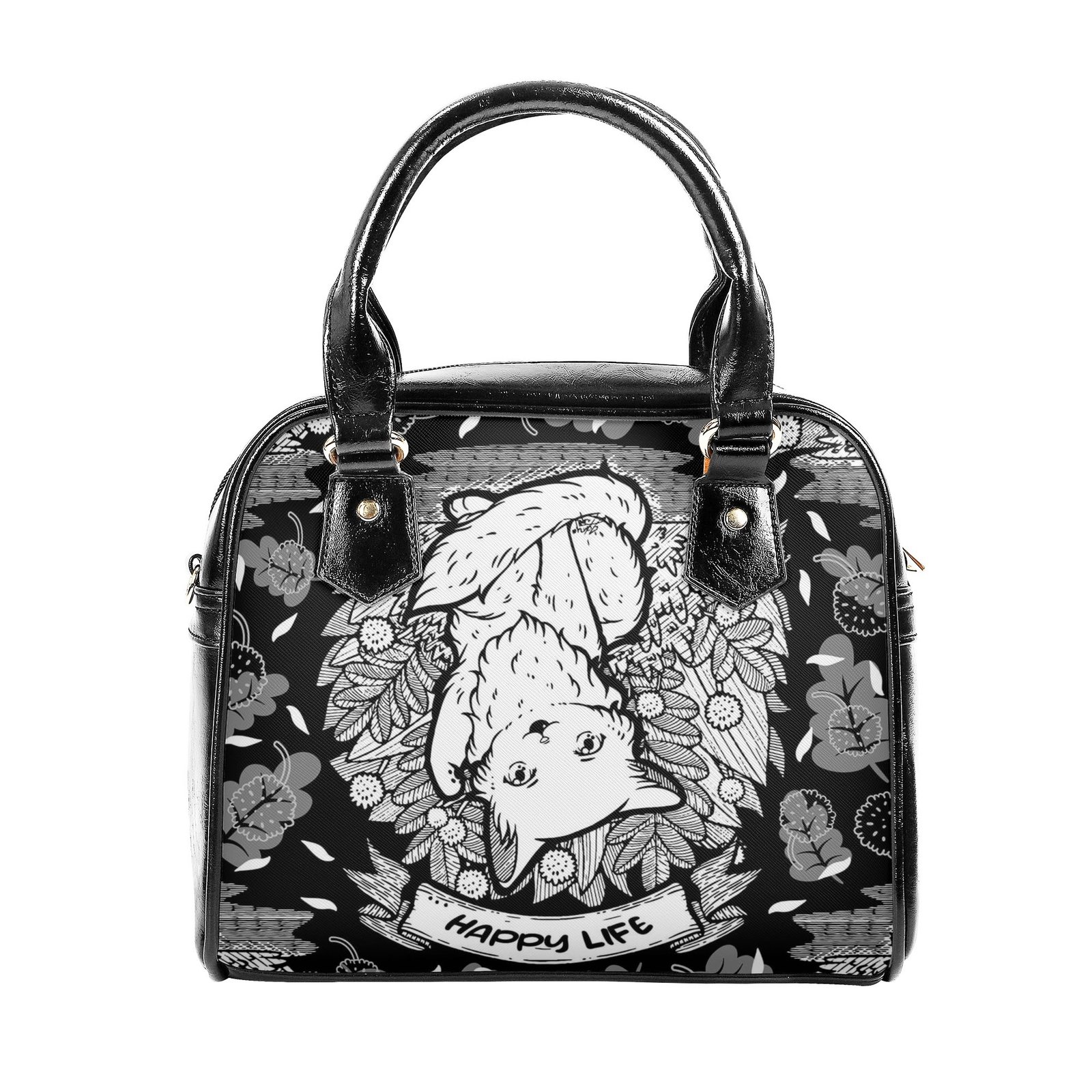 Purse | Shoulder Handbag | Travel Purse | Graphic PU Leather | Multi-Pocket Crossbody Satchel | Zebellz - Image 7