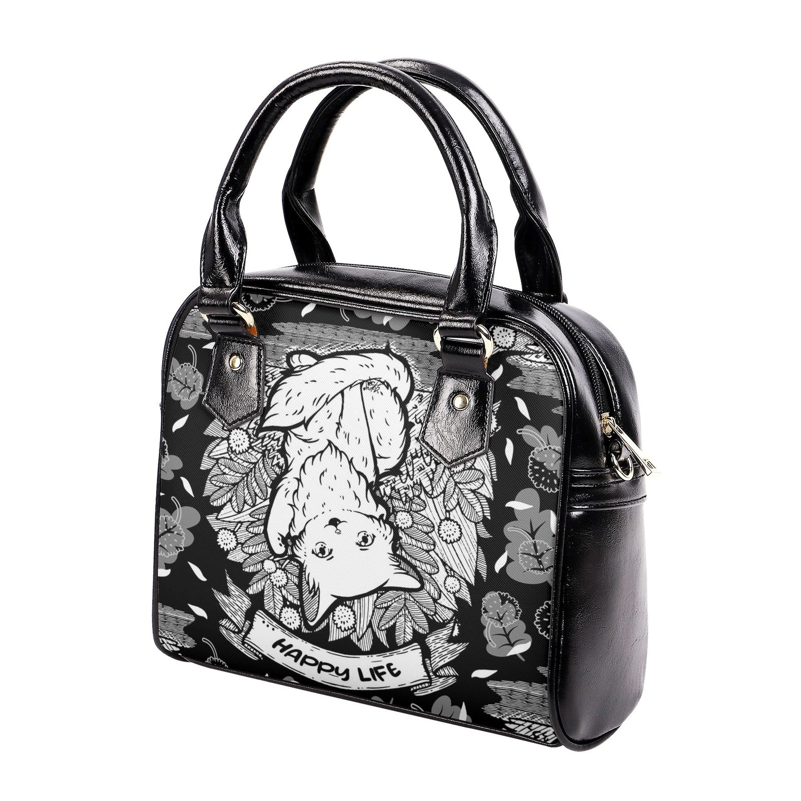 Purse | Shoulder Handbag | Travel Purse | Graphic PU Leather | Multi-Pocket Crossbody Satchel | Zebellz - Image 8