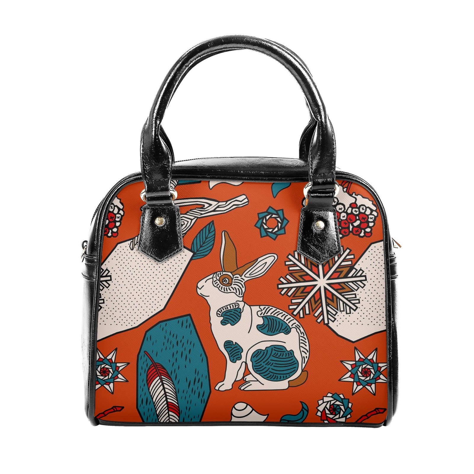 Purse | Shoulder Handbag | Travel Purse | Graphic PU Leather | Multi-Pocket Crossbody Satchel | Zebellz - Image 10