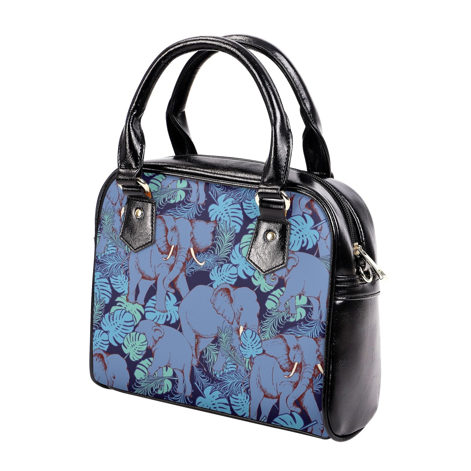 Shoulder Handbag | Purse | Travel Purse | Graphic PU Leather | Multi-Pocket Crossbody Satchel | Zebellz - Image 11
