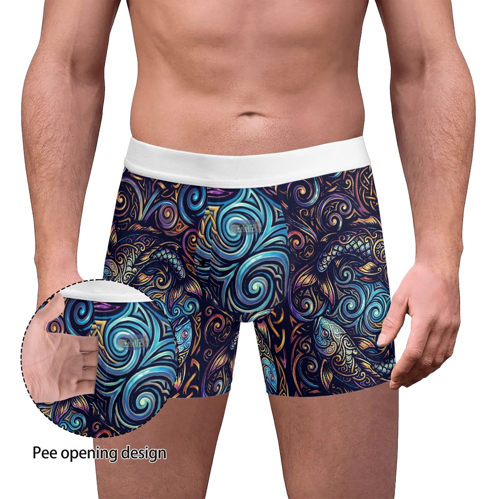 Men's All Over Print Boxer Briefs - Image 20