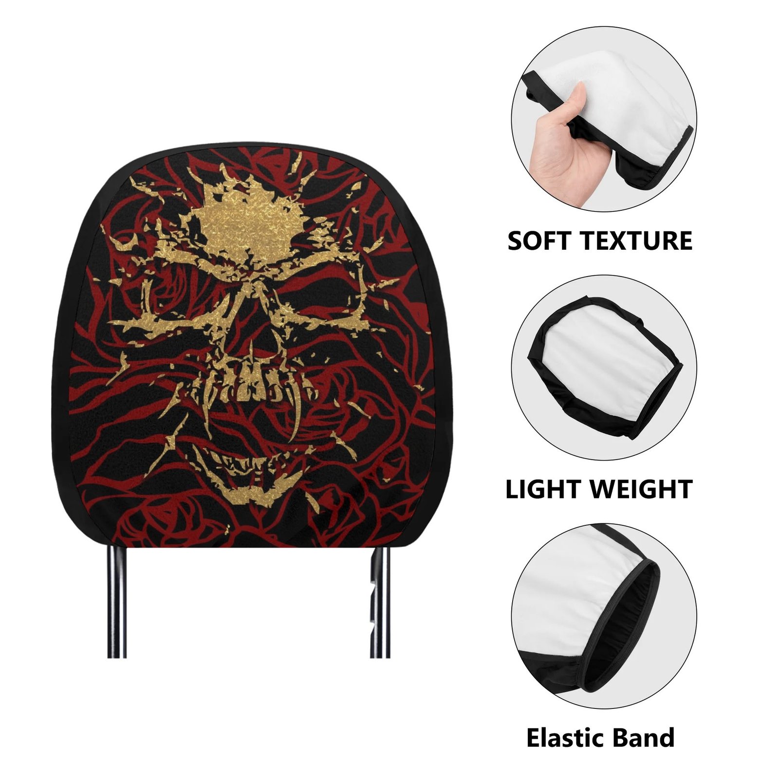 Car Headrest Covers - Image 3